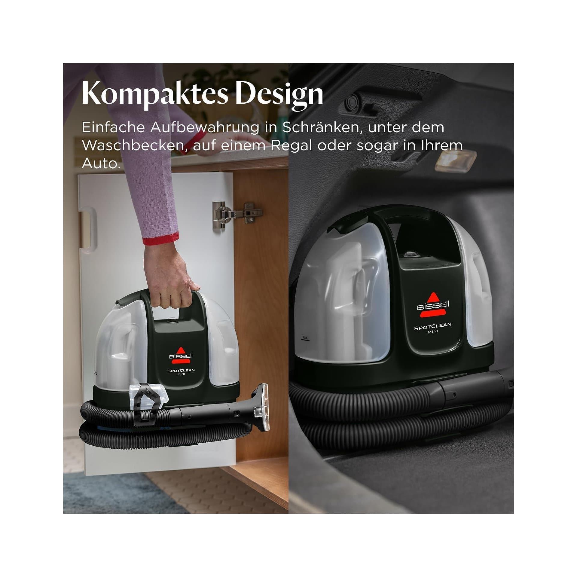 Перяща прахосмукачка - Bissell SpotClean Mini 41491 компактна кабелна конструкция 2