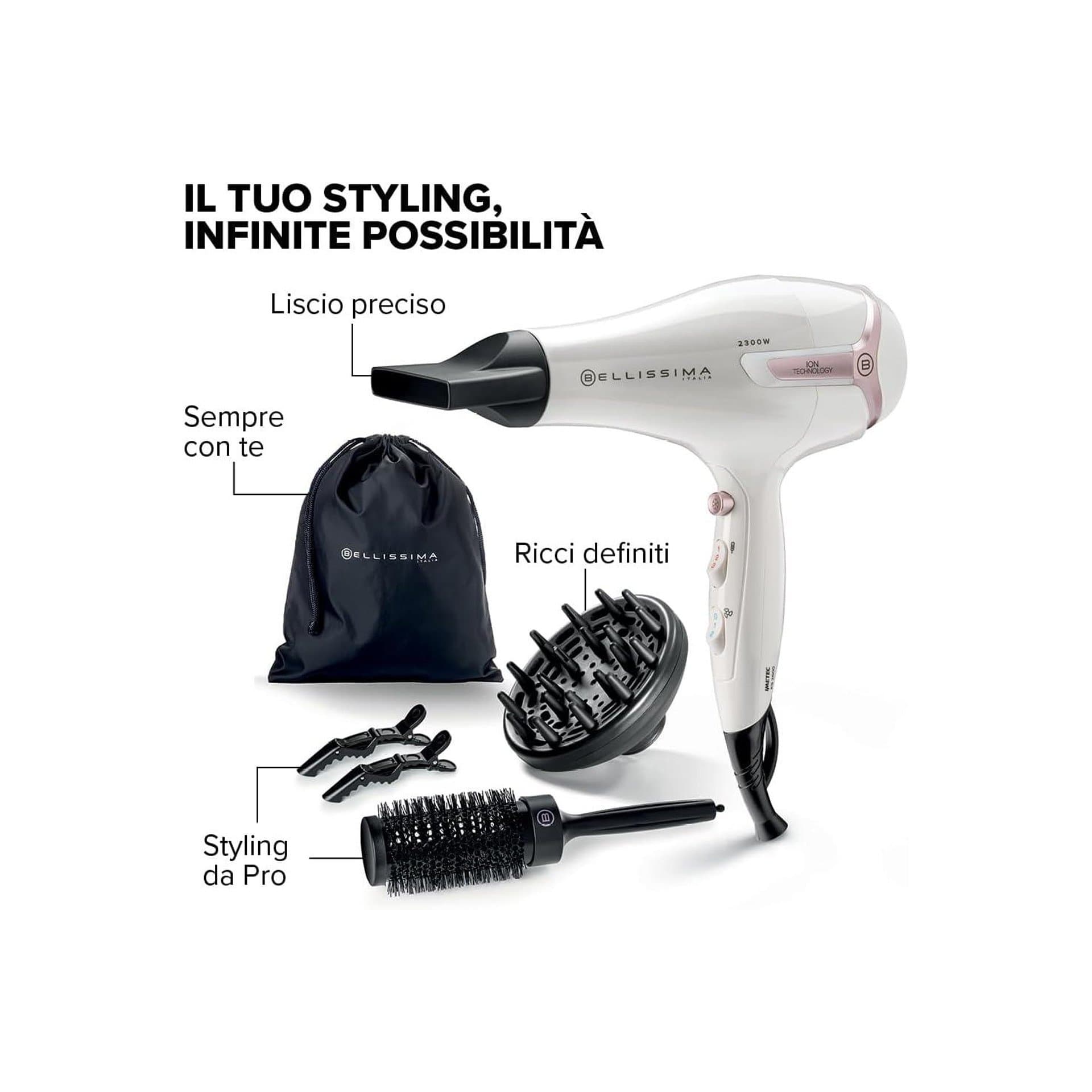 Сешоар - Bellissima Imetec K9 2600 2300 W йонна технология 4