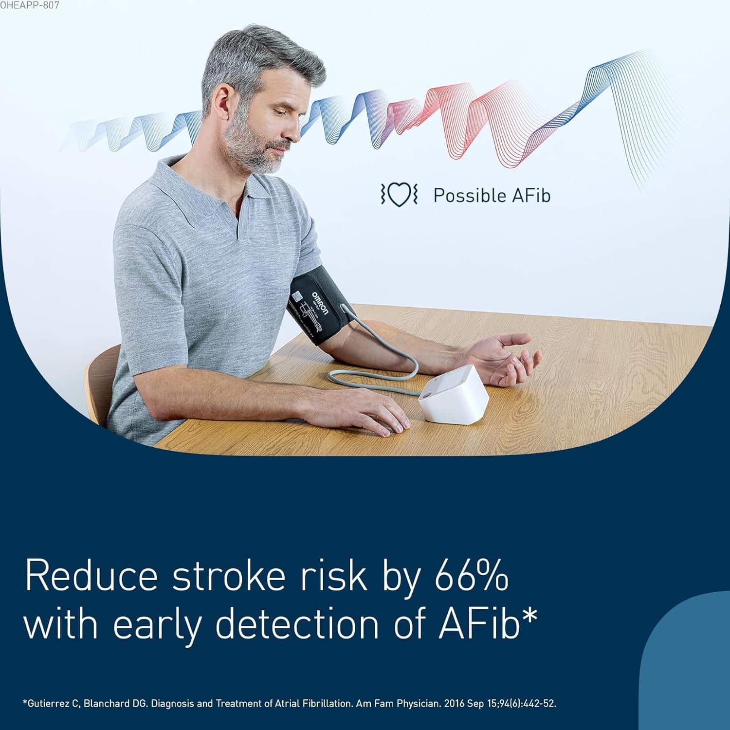 Апарат за кръвно налягане - OMRON X3 Comfort AFib разпознаване на предсърдно мъждене 2