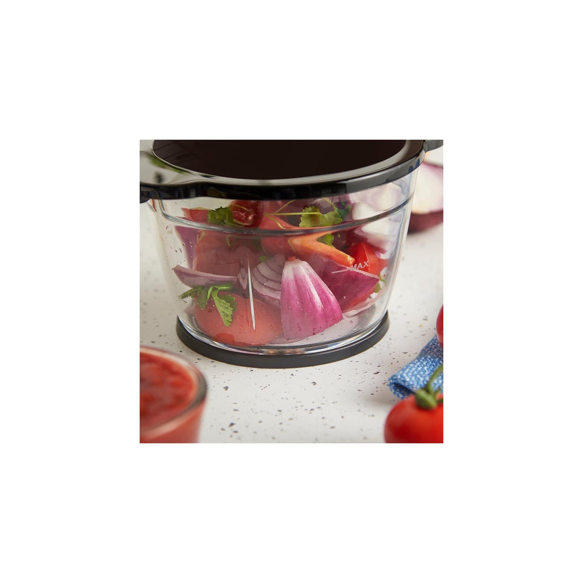 Мини чопър Russell Hobbs Desire Red с електрически мотор, 500 ml капацитет, неръждаеми остриета, 350 W 5