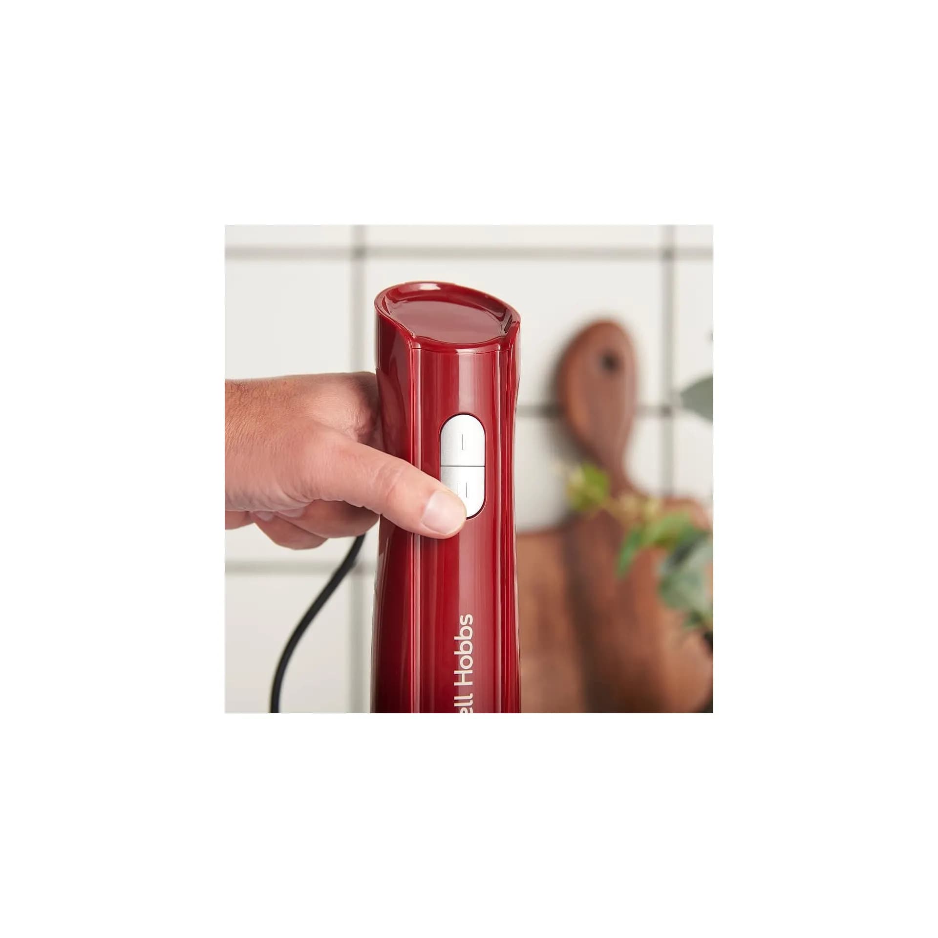 Ръчен пасатор – Russell Hobbs Desire Red 27142‑56 – 3‑в‑1 пасатор, 500W, 2 скорости + импулс, 600 ml, червен 6