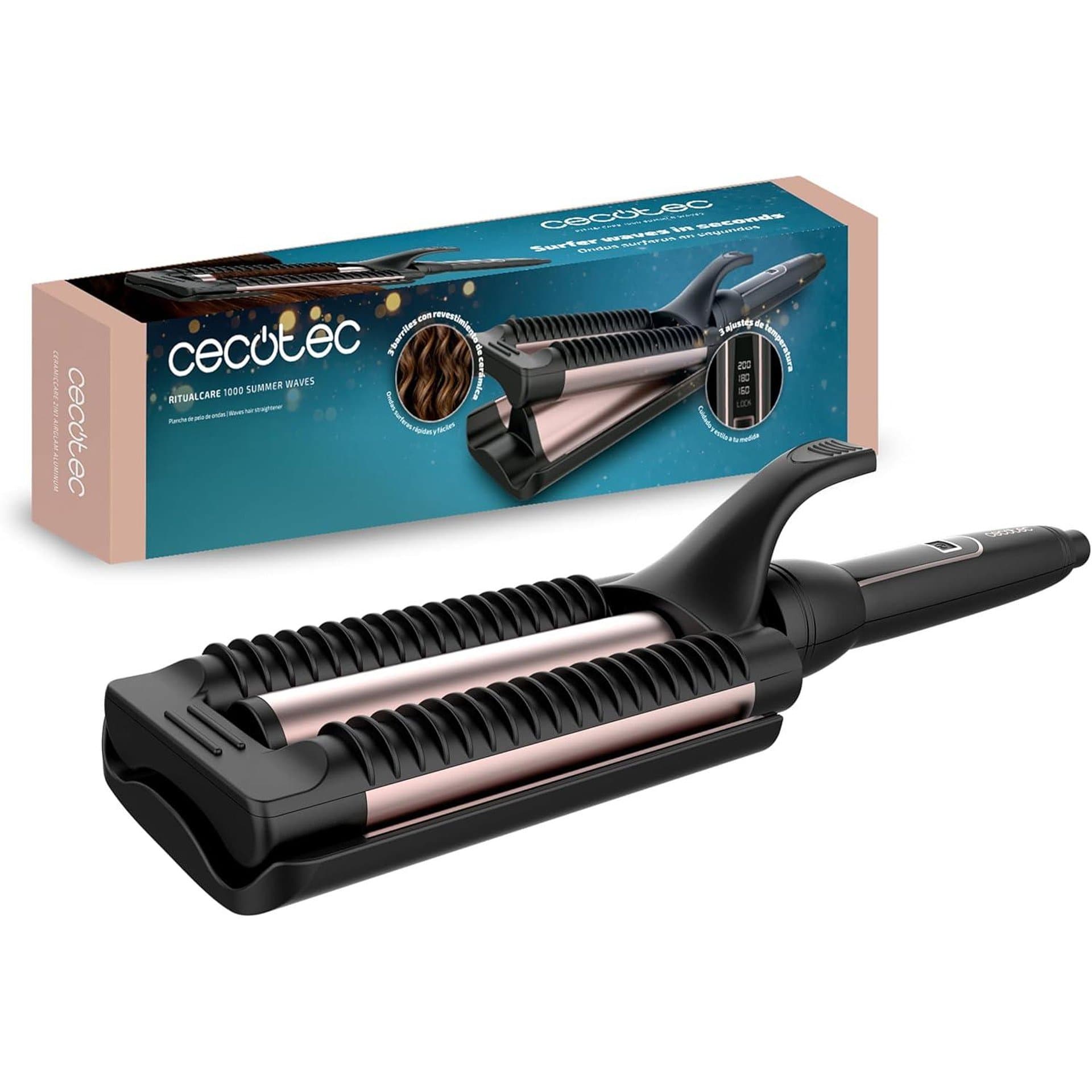 Преса за коса на вълни - Cecotec RitualCare 1000 Summer Waves 90 W 25 mm