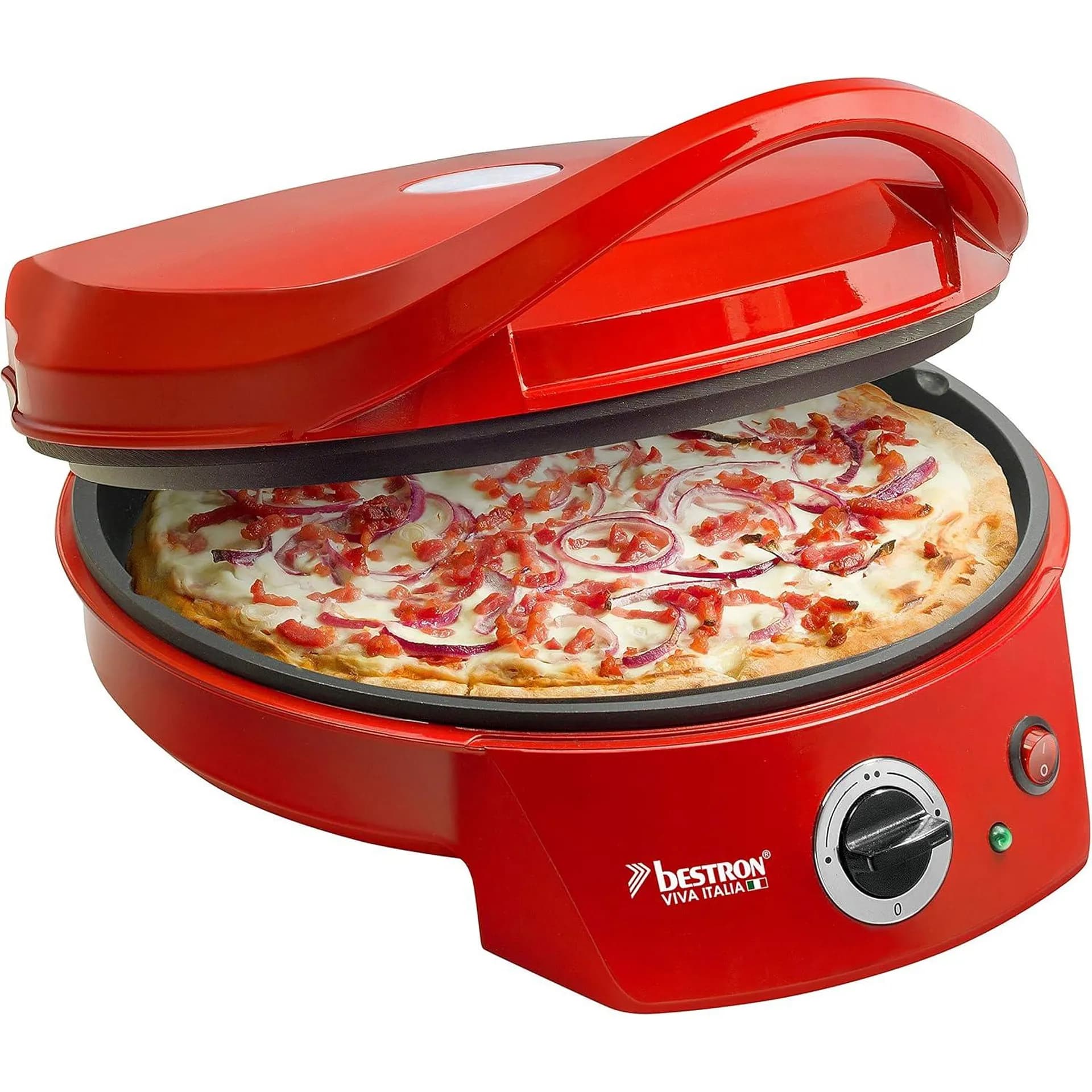 Електрически пица фурна - Bestron APZ400 230 °C Ø27 cm 1800 W Червен