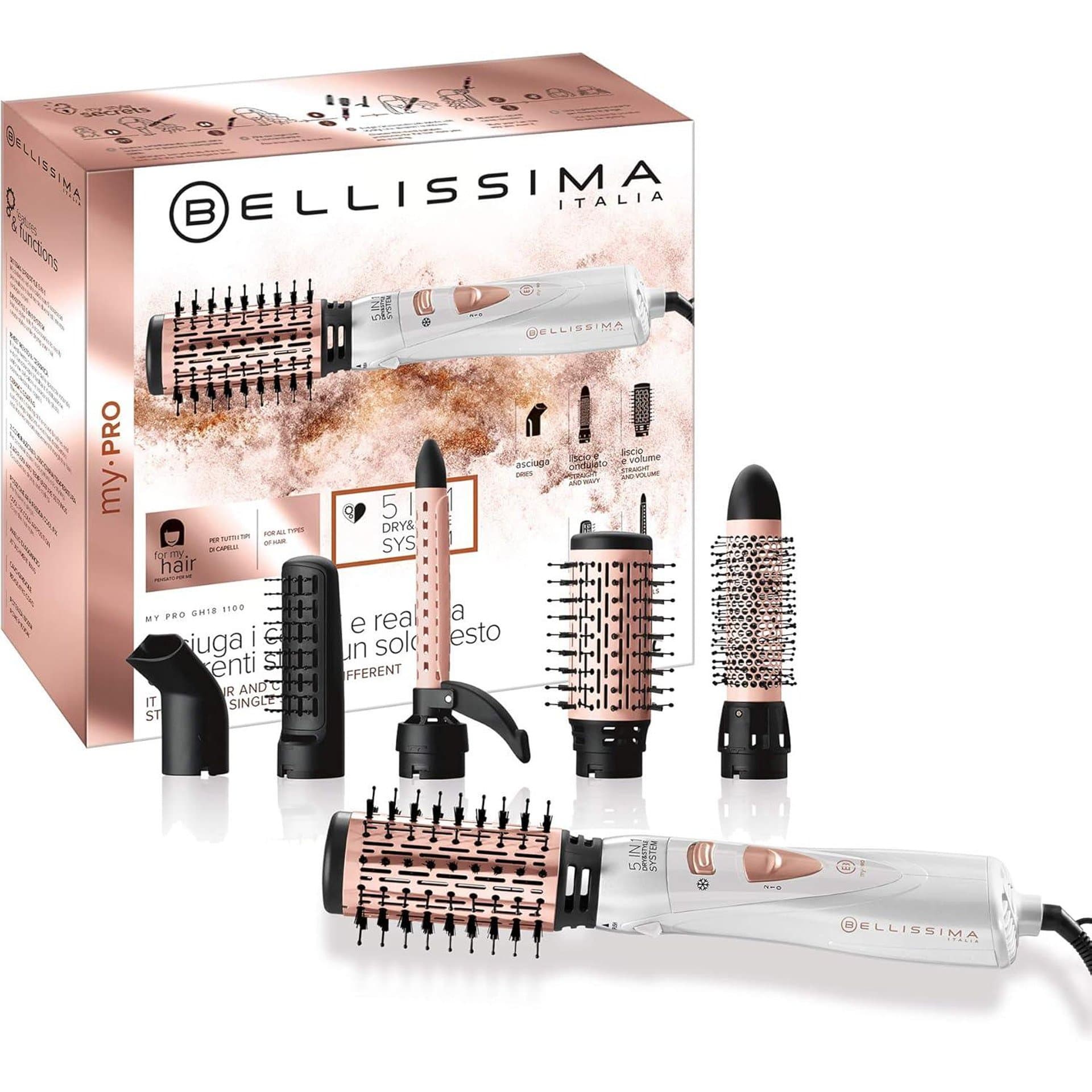 Четка за коса с горещ въздух - Bellissima Imetec GH18 1100 1100 W