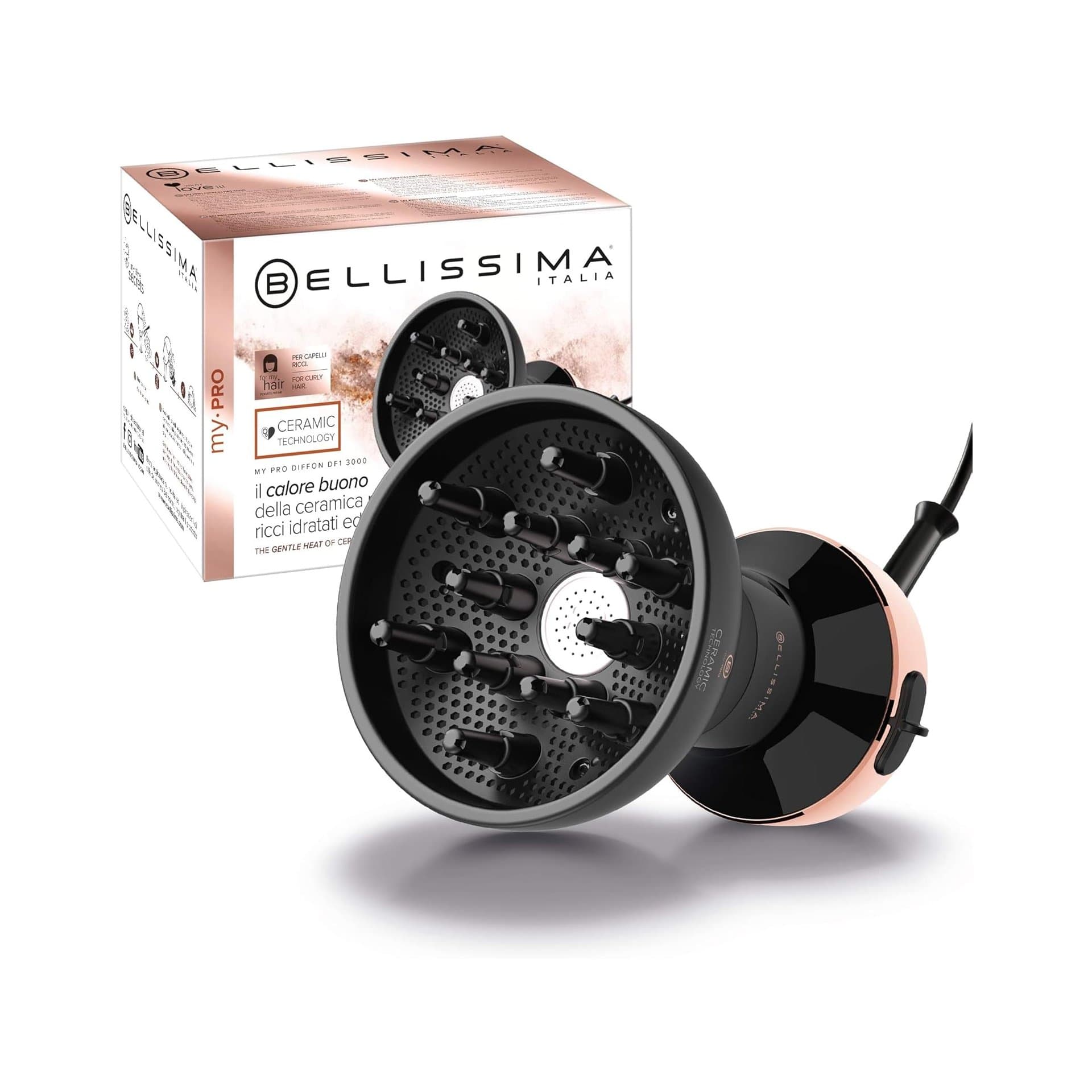 Дифузер за къдрава коса - Bellissima Imetec My Pro Diffon Ceramic 700 W