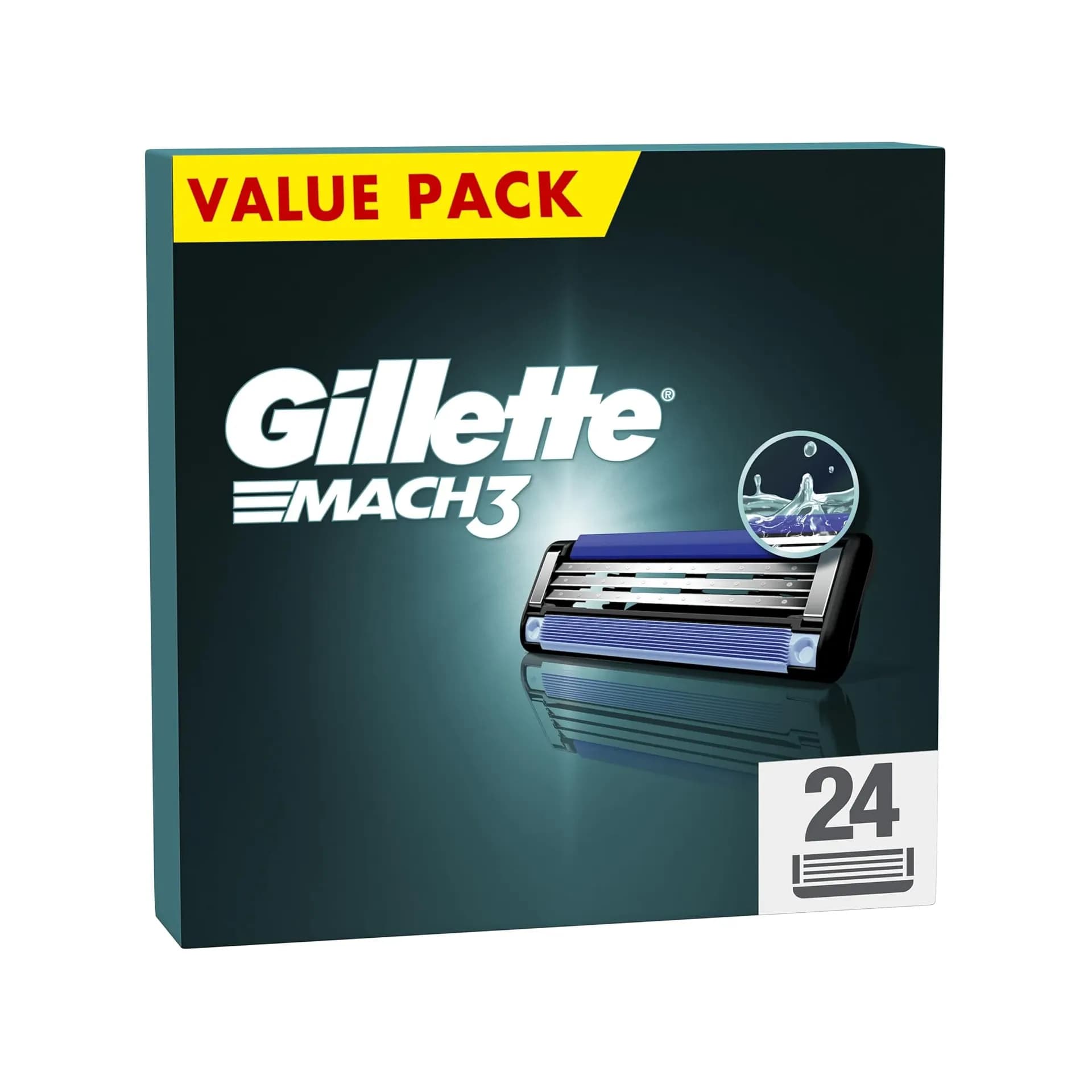 Резервни ножчета за самобръсначка - Gillette Mach3 24 броя