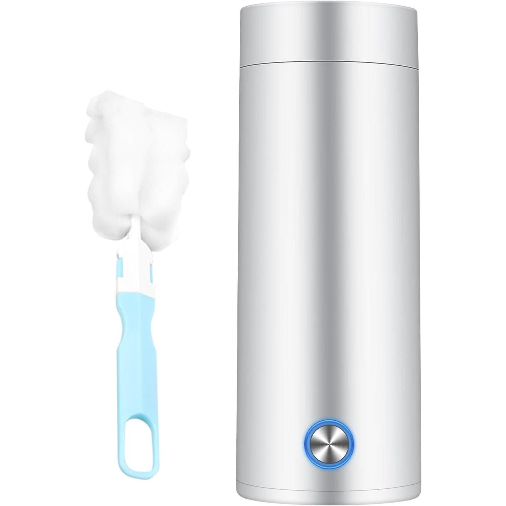 Електрическа мини кана – Mkitnvy 400 ml, 3-в-1 термос, неръждаема стомана 304, автоматично изключване, за чай, кафе и бебешко мляко