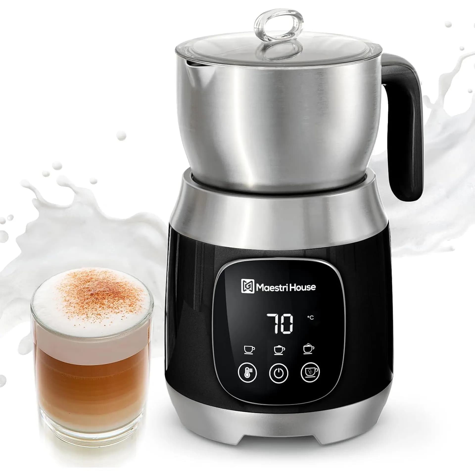 Уред за мляко с пяна - Maestri House DualFro 600 600 ml 12-в-1 Smart Touch