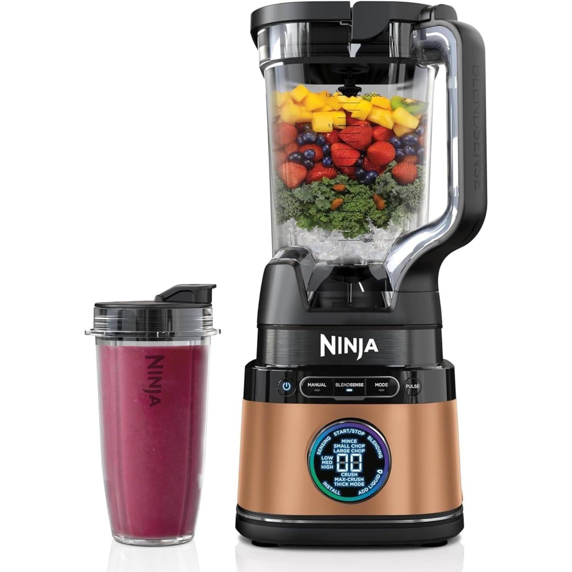 Блендер 2‑в‑1 – Ninja Detect Power Mixer Pro TB301EU, 1200 W, 2.1 L, черен