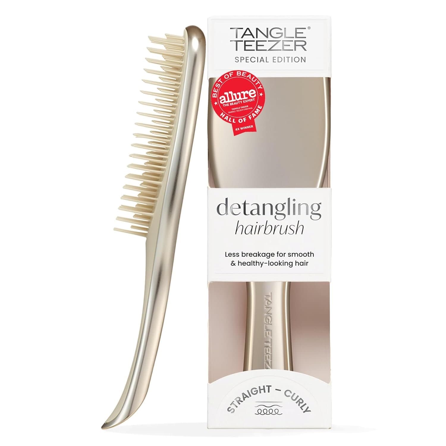 Четка за коса - Tangle Teezer Ultimate Detangler Chrome мокра и суха коса