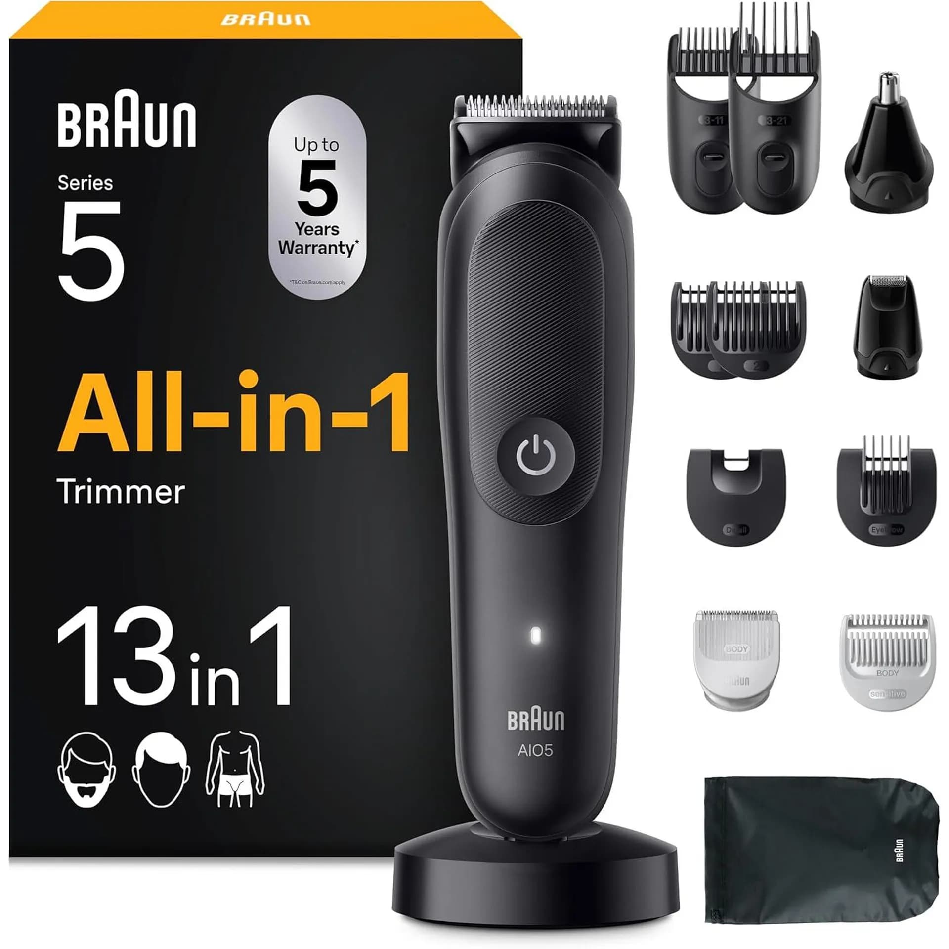 Тример за коса и брада - Braun All in One Series 5 AIO5565 13 в 1
