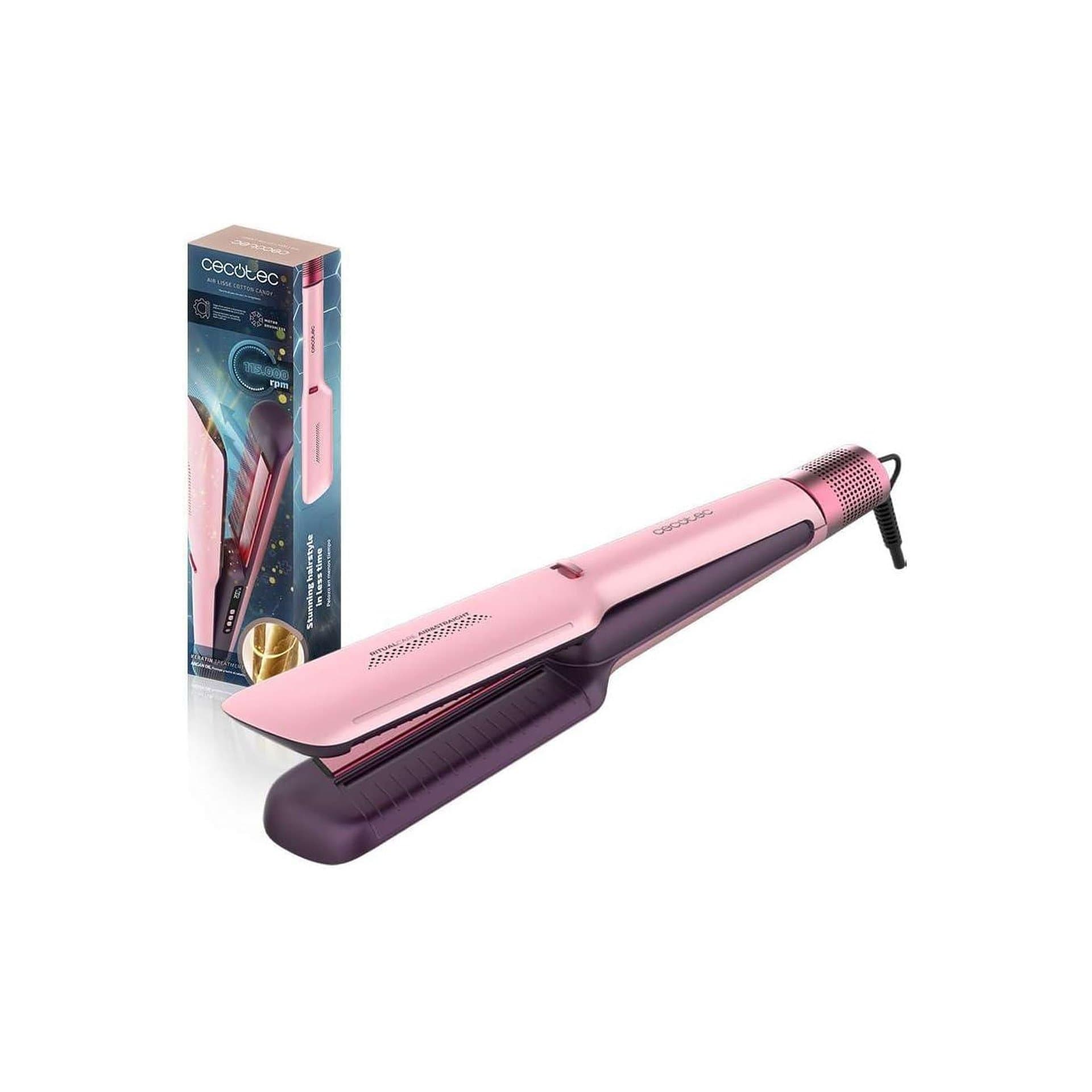 Преса за коса - Cecotec Air Lisse Cotton Candy 600 W 230 C Йонна технология