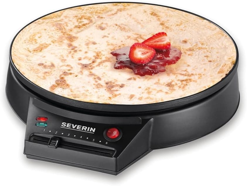 Уред за палачинки - SEVERIN CM 2198 XXL плоча 30 см безстепенно регулиране на температурата