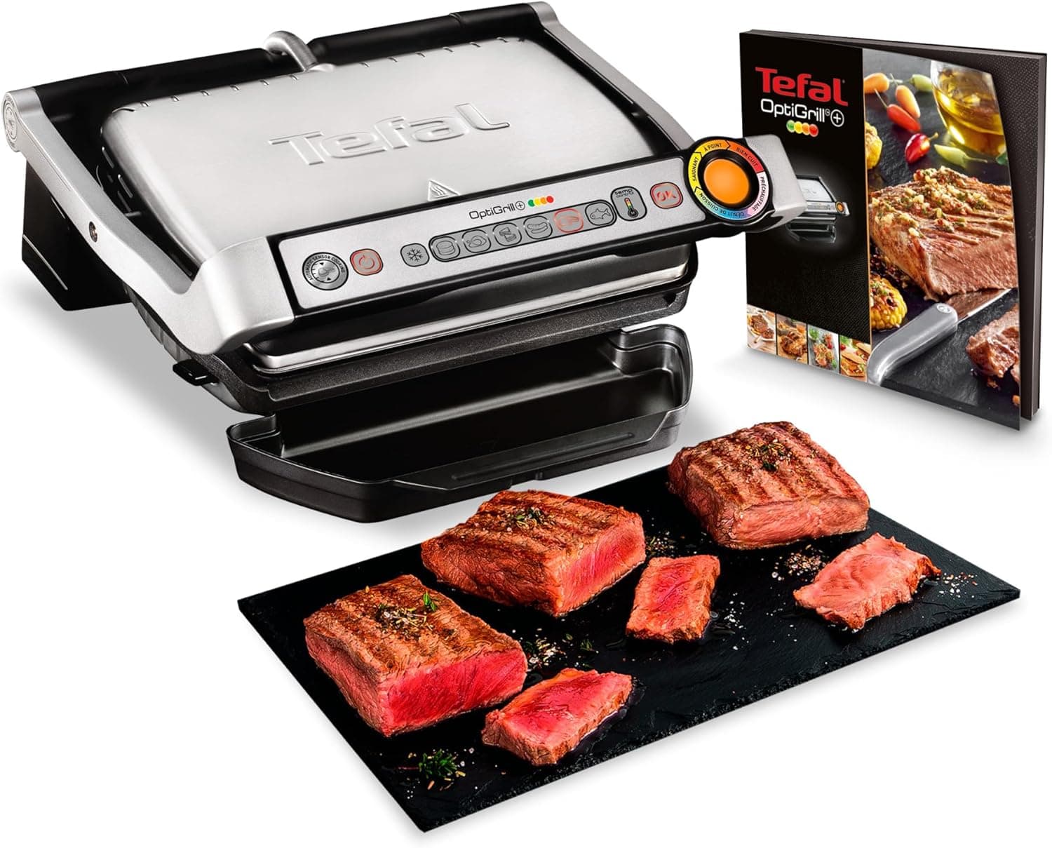 Контактен грил - Tefal OptiGrill Plus GC712D12 2000 W 6 програми