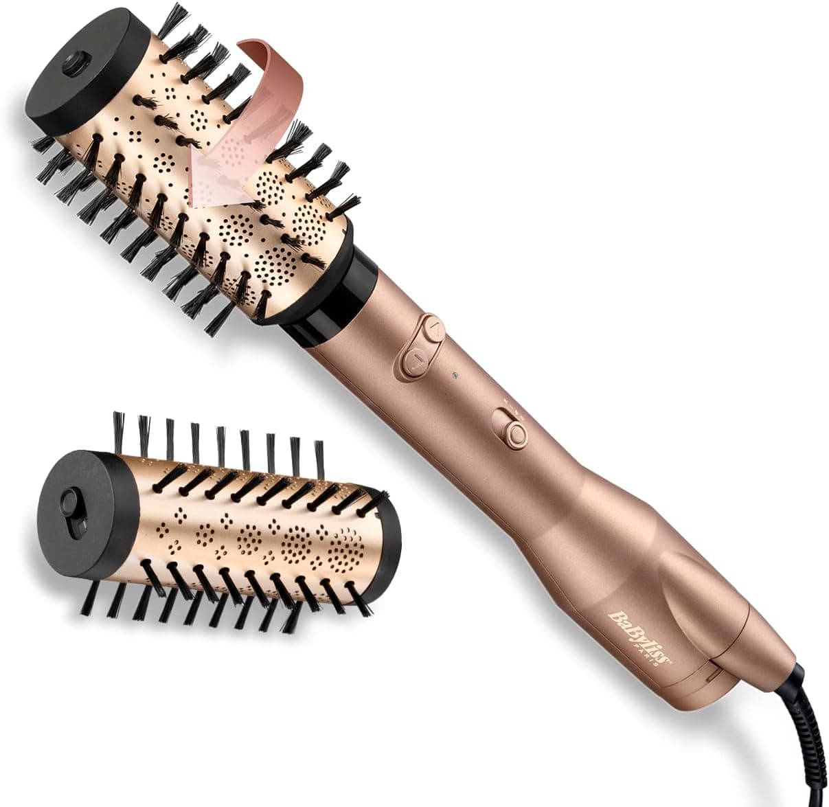 Четка за оформяне с топъл въздух - BaByliss AS952E 50 мм 40 мм йонна технология 2 посоки на въртене
