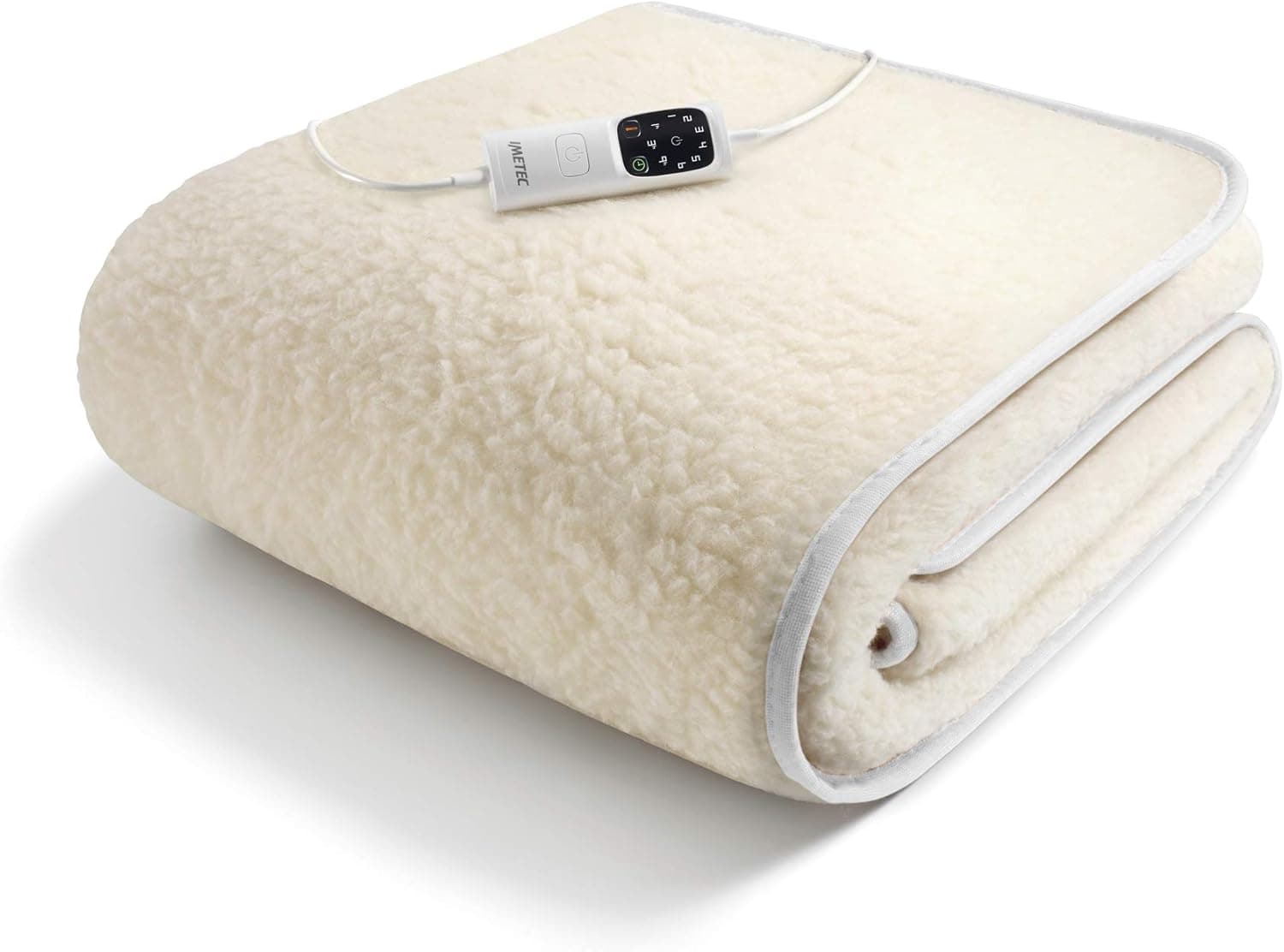 Подгряваща подложка за легло - Imetec Scaldasonno Adapto singolo 150 x 80 cm 6 температури 100% вълна и мерино
