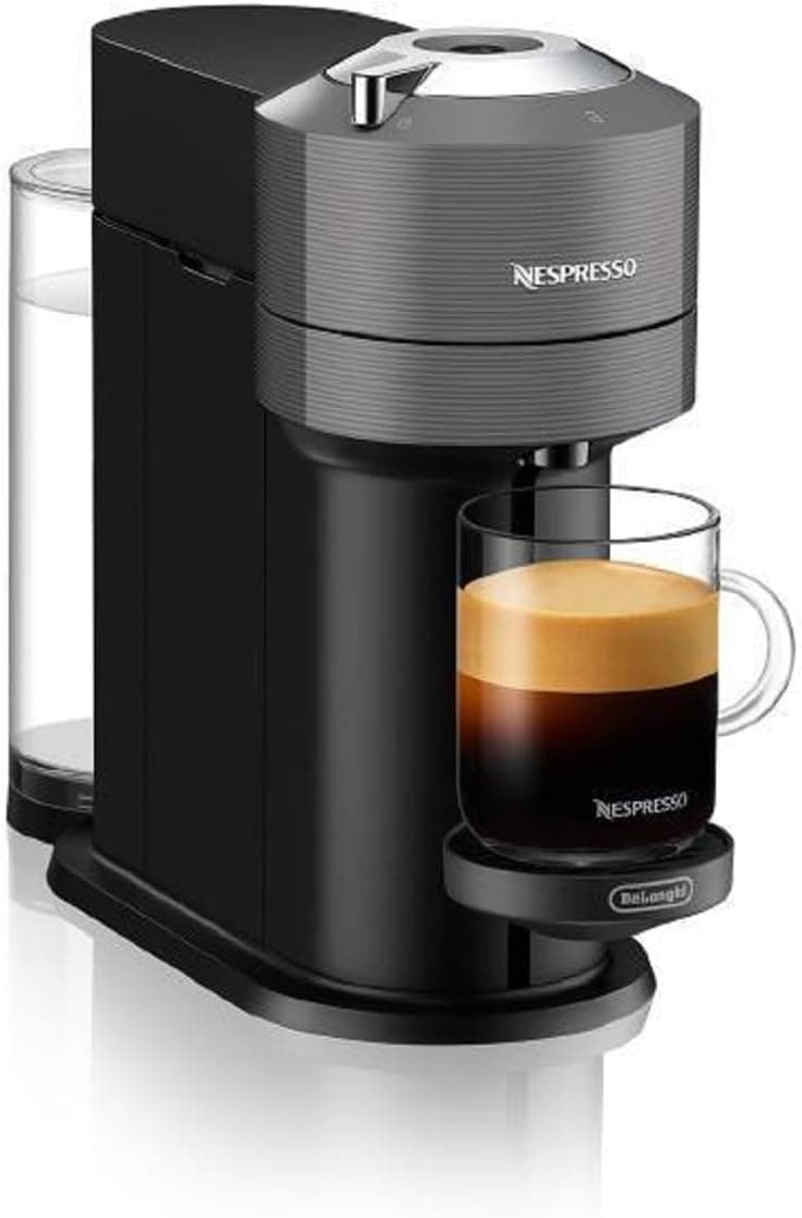 Кафемашина за капсули - Nespresso Vertuo Next ENV120.GY Centrifusion 1 л сив цвят