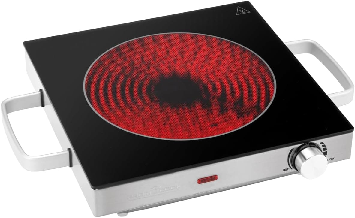Инфрачервен единичен котлон - ProfiCook PC-EKP 1210 2000 W стъклокерамика плавно регулиране