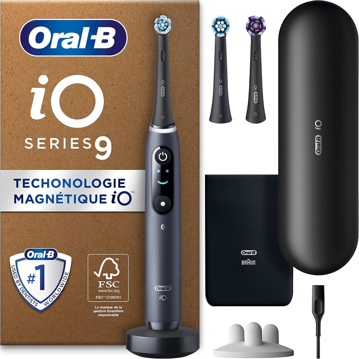 Електрическа четка за зъби - Oral-B iO Series 9 черен цвят