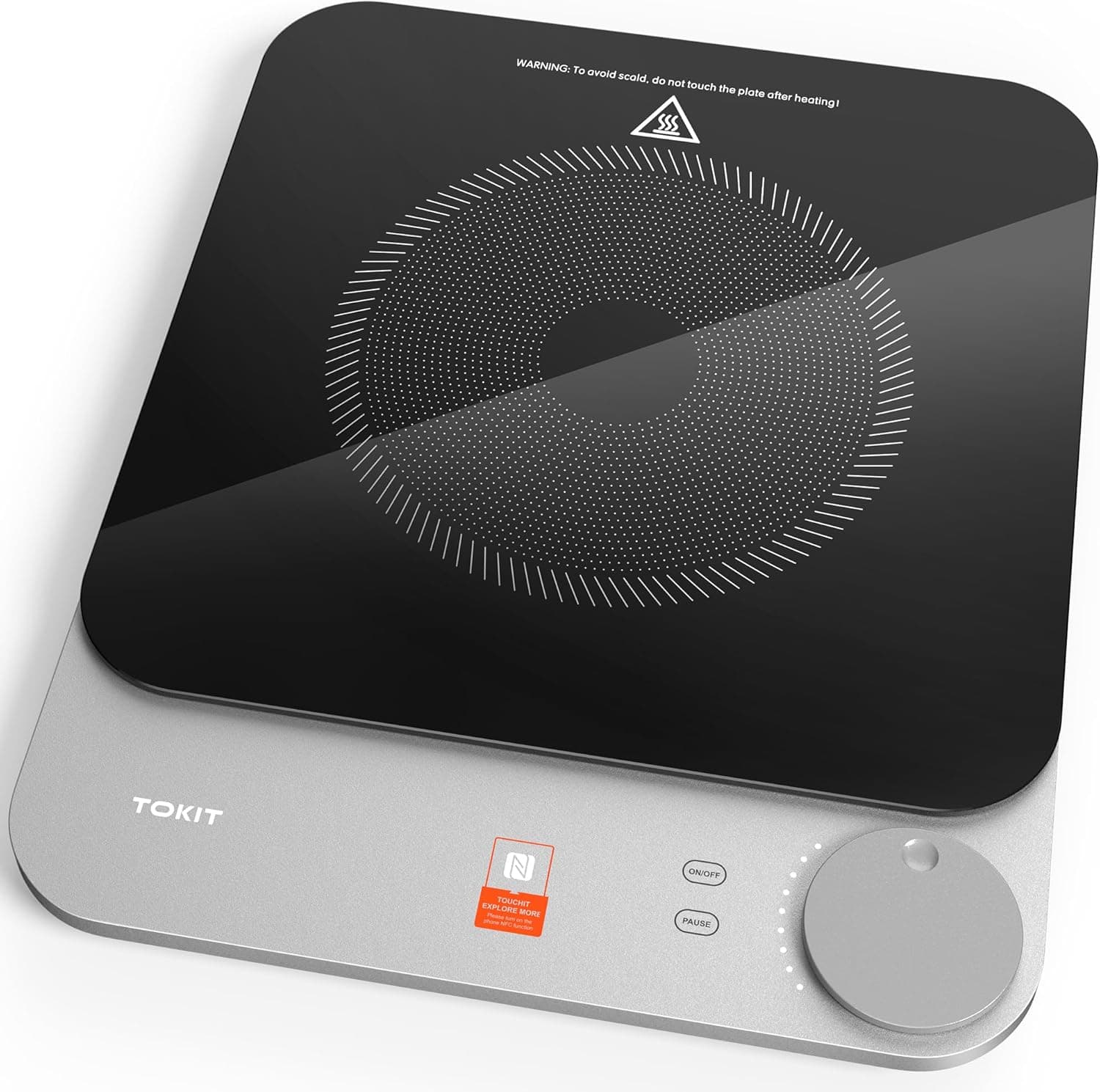 Индукционен котлон - TOKIT 2100W 16 mm 9 степени NFC