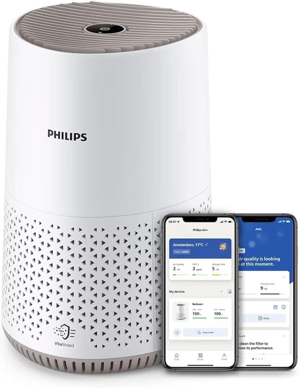Пречиствател за въздух - Philips AC0650/10 HEPA филтър до 44 m² app управление