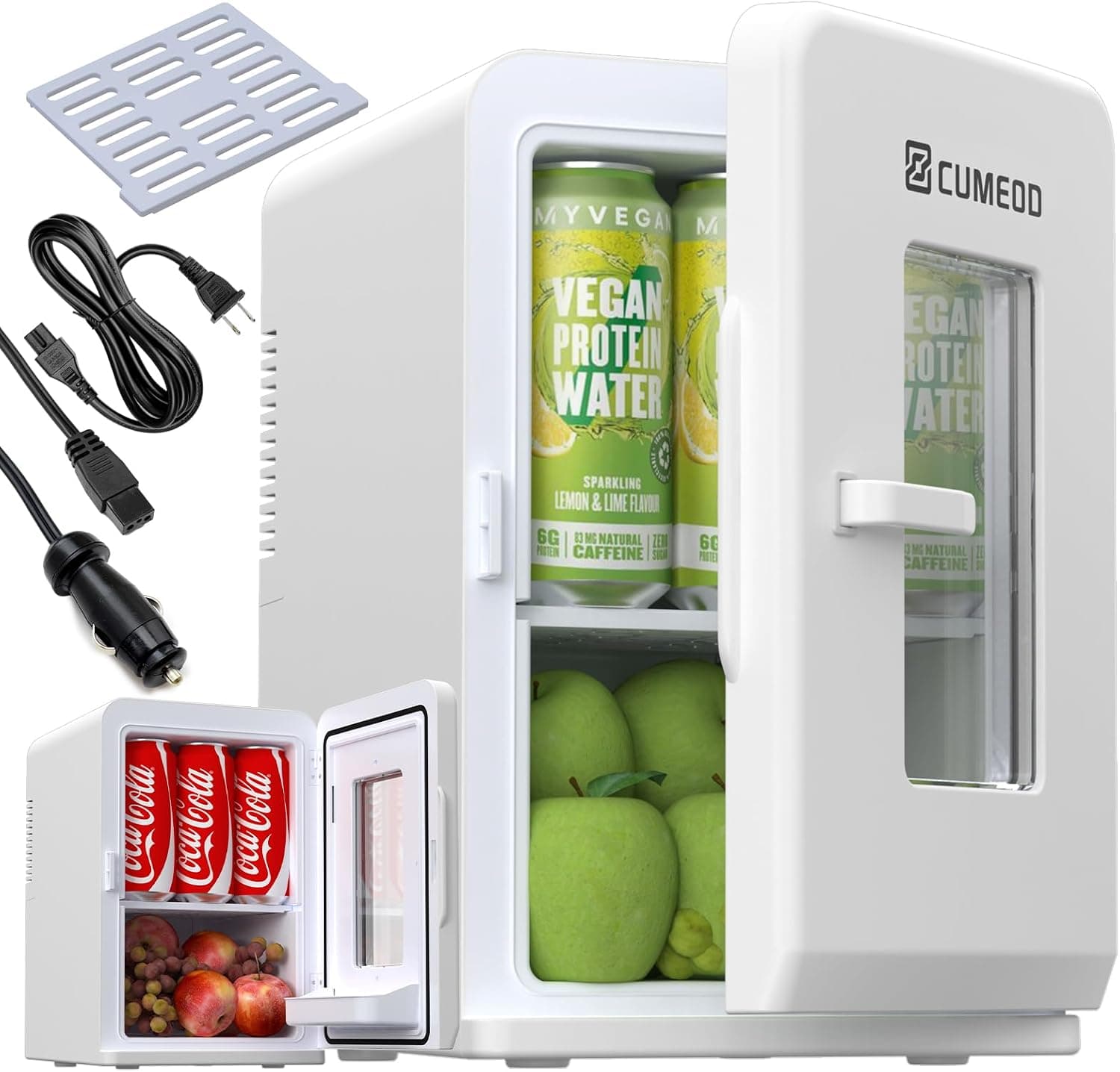 Термоелектрическа хладилна кутия - Cumeod 15 L 12V DC/220V AC охлаждане и загряване Max и Eco режим бяла