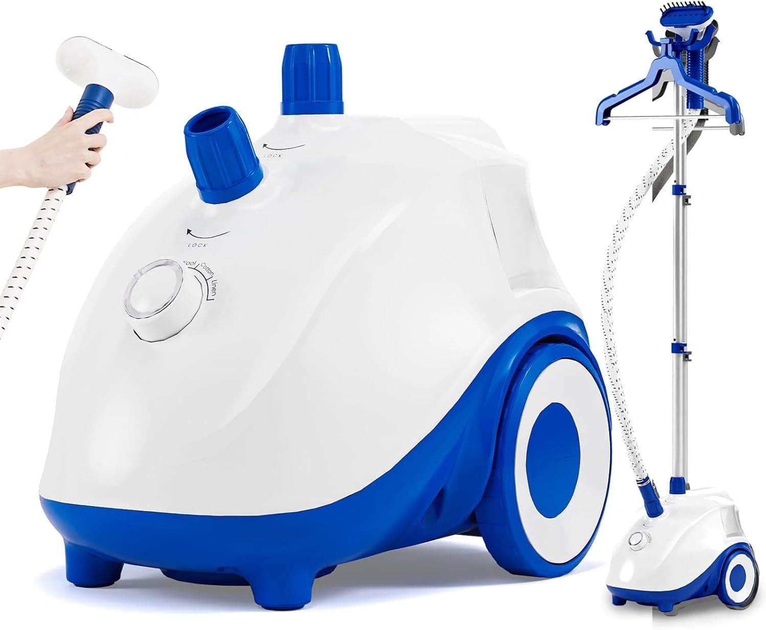 Уред за гладене с пара - Sweetcrispy 1500 W 1,7 L 45 сек. вертикален steamer с колела