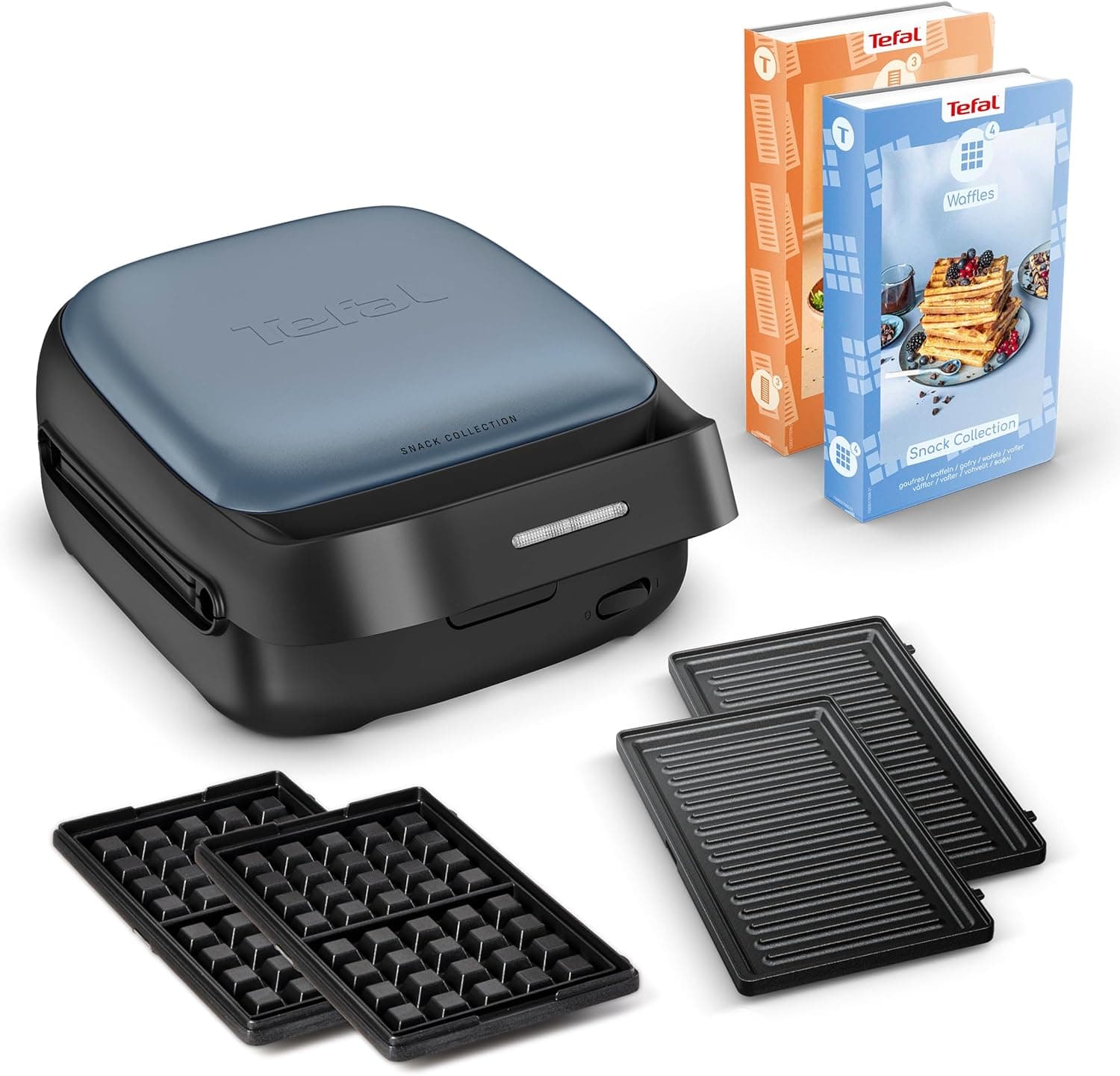 Уред за гофрети и сандвичи - Tefal SW8674F0 Snack Collection със сменяеми плочи за гофрети и croque-monsieur