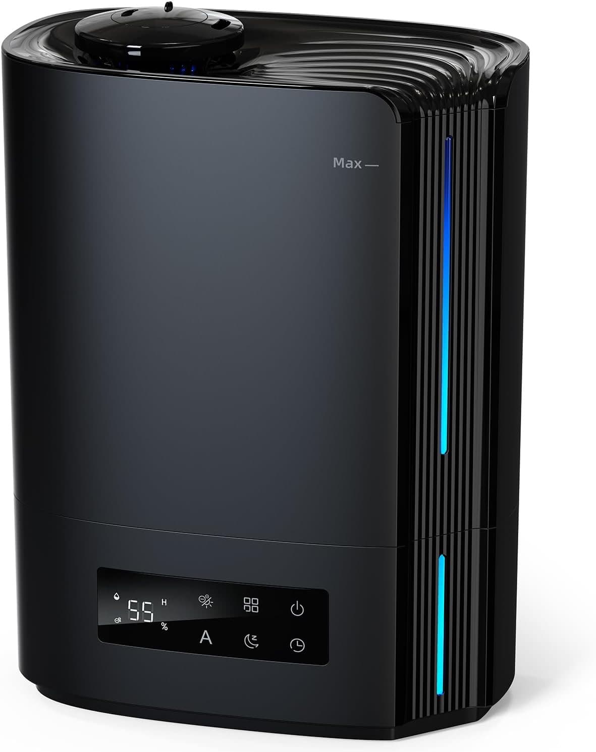 Овлажнител за въздух - AROEVE 6L ултразвуков Top-Fill 60 ч интелигентен контрол черен