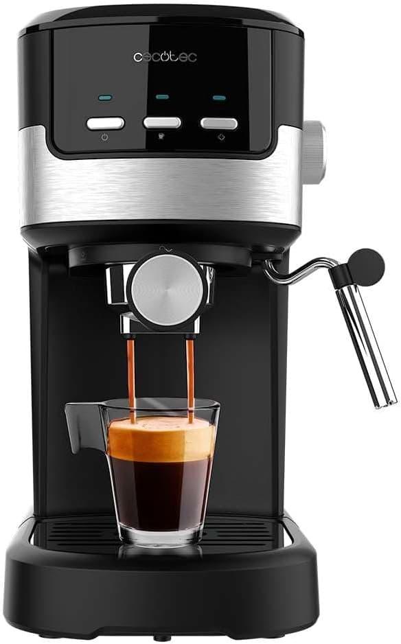 Еспресо машина - Cecotec Power Espresso 20 Pecan 1100W 20 bar 1.25 l Thermoblock